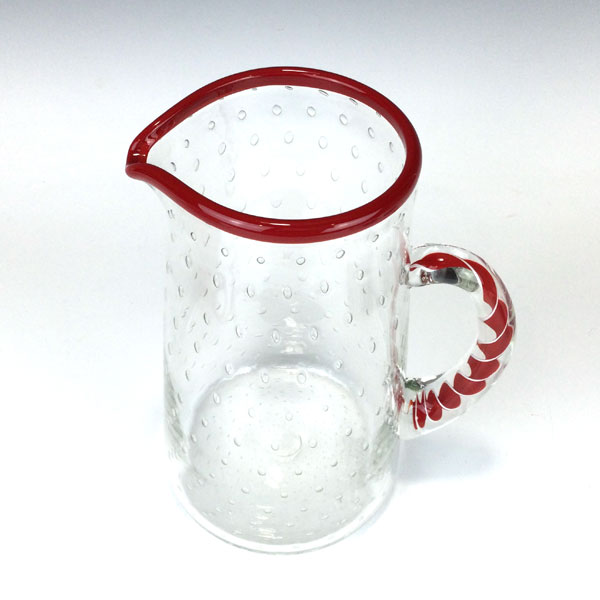 Christmas Pitcher with Cane Handle by Michael Egan